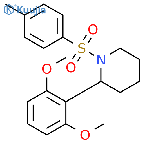2-(2,6-Dimethoxy-phenyl)-1-(toluene-4-sulfonyl)-piperidine structure