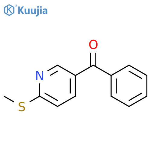 (6-Methylsulfanyl-pyridin-3-yl)-phenyl-methanone structure