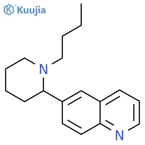 6-(1-Butylpiperidin-2-yl)quinoline structure