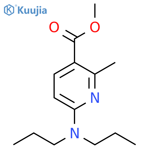 6-Dipropylamino-2-methyl-nicotinic acid methyl ester structure
