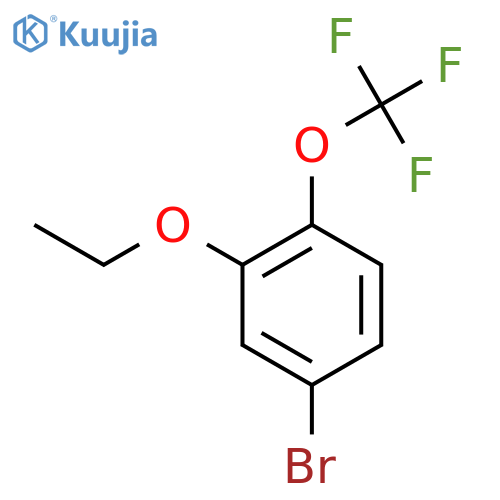 4-Bromo-2-ethoxy-1-(trifluoromethoxy)benzene structure