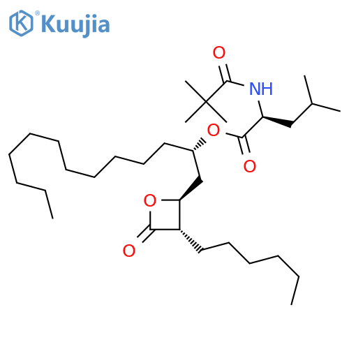 N-Deformyl-N-pivaloyl Orlistat structure