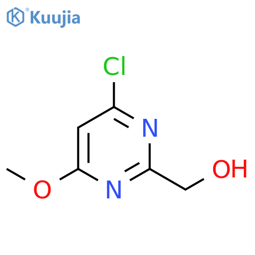 (4-chloro-6-methoxypyrimidin-2-yl)methanol structure