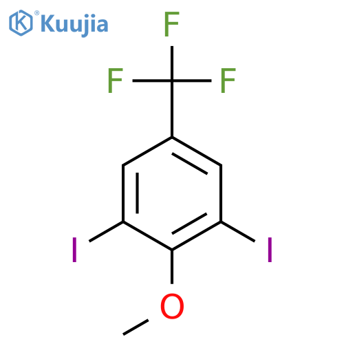 1,3-Diiodo-2-methoxy-5-(trifluoromethyl)benzene structure