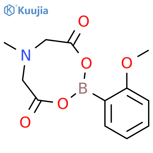 2-(2-Methoxyphenyl)-6-methyl-1,3,6,2-dioxazaborocane-4,8-dione structure
