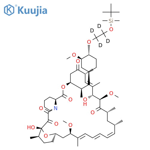 42-O-tert-Butyldimethylsilyloxyethyl-d4 Rapamycin structure
