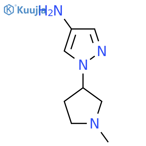 1-(1-Methylpyrrolidin-3-yl)-1H-pyrazol-4-amine structure