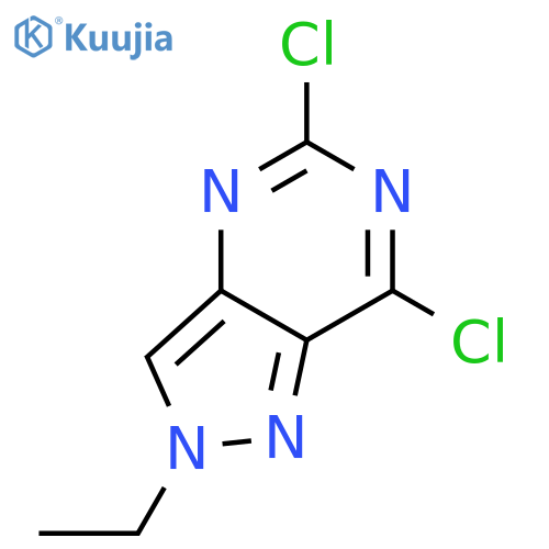 5,7-Dichloro-2-ethyl-2H-pyrazolo4,3-Dpyrimidine structure