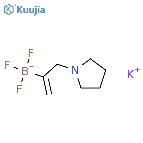 Potassium (3-(Pyrrolidin-1-yl)prop-1-en-2-yl)trifluoroborate structure