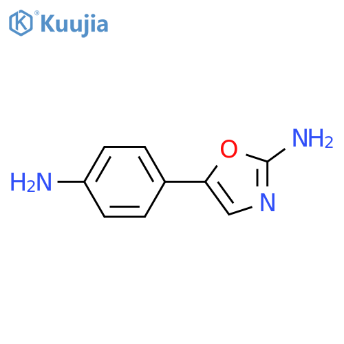 5-(4-Aminophenyl)oxazol-2-amine structure