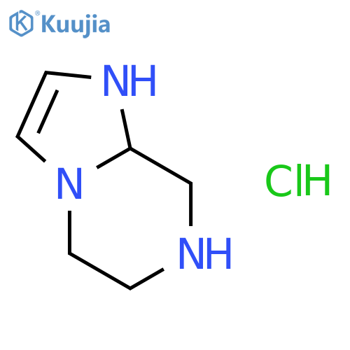 1,5,6,7,8,8a-Hexahydroimidazo-1,2-apyrazine hydrochloride structure