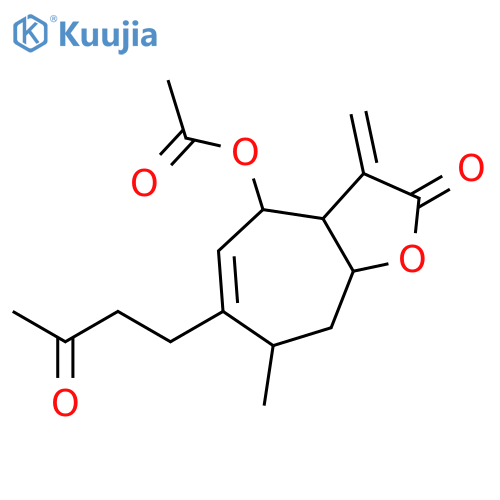 6-Hydroxy-4-oxo-1(5),11(13)-xanthadien-12,8-olide; (6α,8β,10β)-form, Ac structure