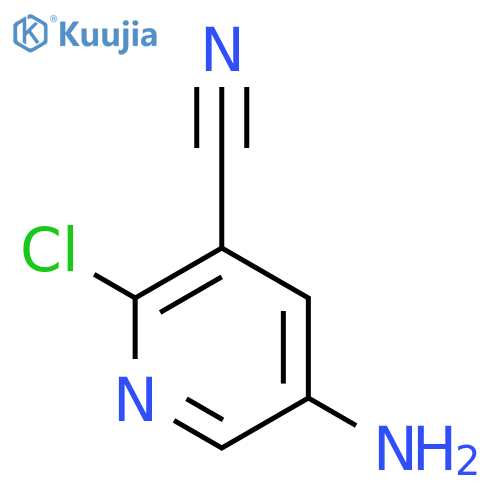 5-amino-2-chloropyridine-3-carbonitrile structure