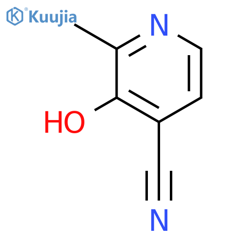 3-hydroxy-2-methyl-4-Pyridinecarbonitrile structure