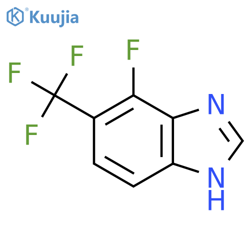 7-Fluoro-6-trifluoromethyl-1H-benzimidazole structure