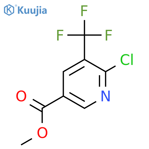 Methyl 6-chloro-5-(trifluoromethyl)nicotinate structure
