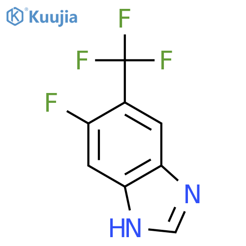 6-Fluoro-5-(trifluoromethyl)-1H-benzo[d]imidazole structure