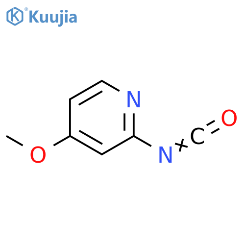 Pyridine, 2-isocyanato-4-methoxy- structure