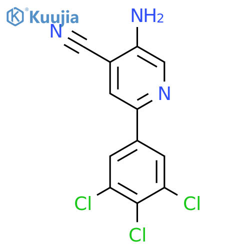 5-Amino-2-(3,4,5-trichlorophenyl)isonicotinonitrile structure