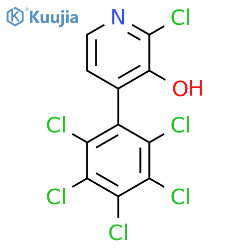 2-Chloro-3-hydroxy-4-(perchlorophenyl)pyridine structure