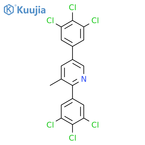 2,5-Bis(3,4,5-trichlorophenyl)-3-methylpyridine structure