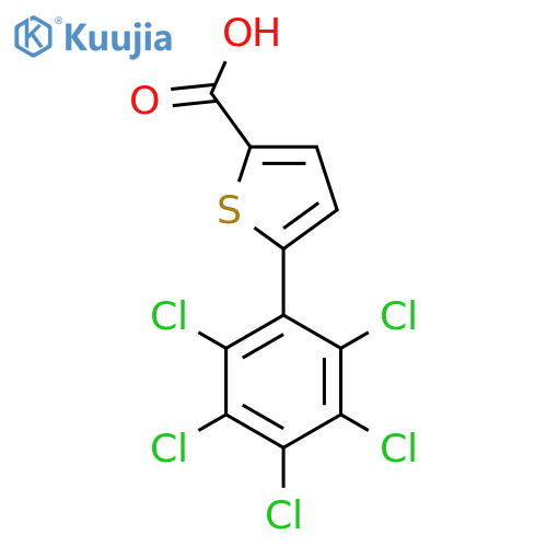 5-(Perchlorophenyl)thiophene-2-carboxylic acid structure