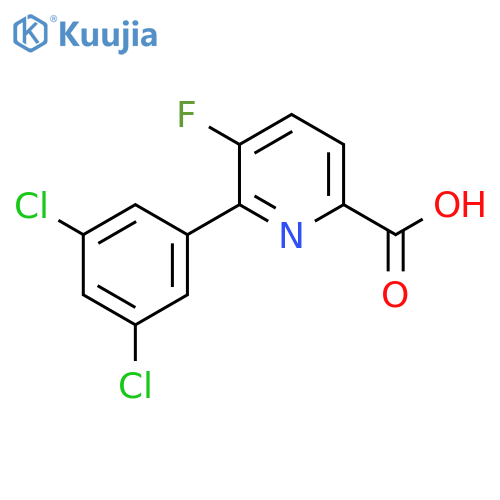 6-(3,5-Dichlorophenyl)-5-fluoropicolinic acid structure