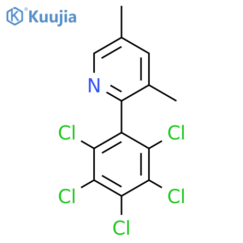 3,5-Dimethyl-2-(perchlorophenyl)pyridine structure