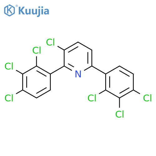 2,6-Bis(2,3,4-trichlorophenyl)-3-chloropyridine structure