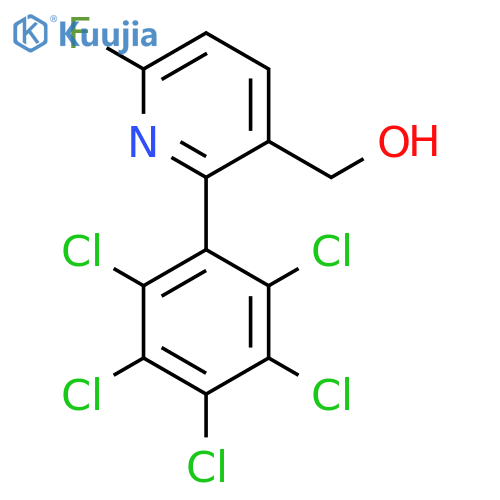 6-Fluoro-2-(perchlorophenyl)pyridine-3-methanol structure