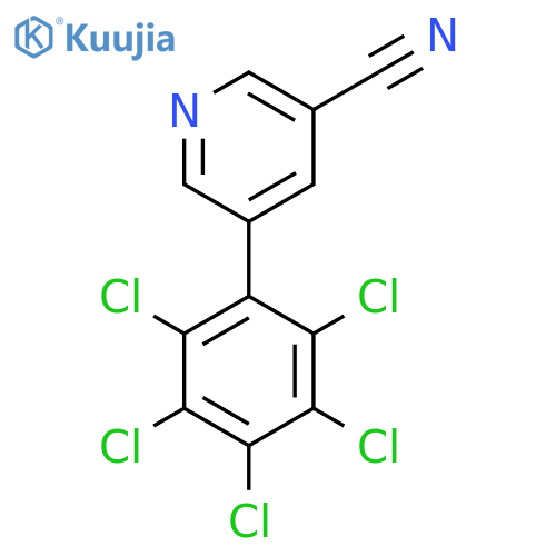 5-(Perchlorophenyl)nicotinonitrile structure