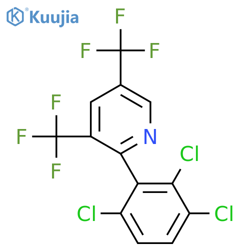 3,5-Bis(trifluoromethyl)-2-(2,3,6-trichlorophenyl)pyridine structure