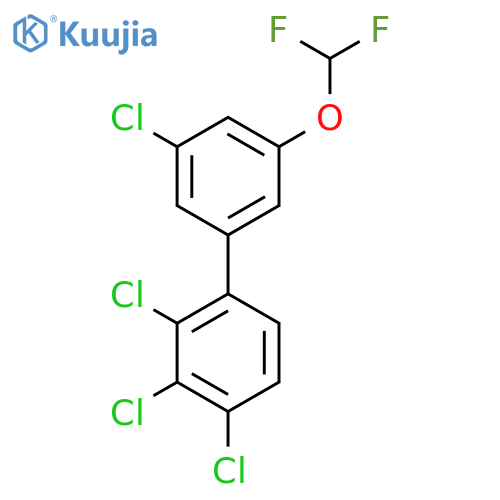 3'-(Difluoromethoxy)-2,3,4,5'-tetrachlorobiphenyl structure