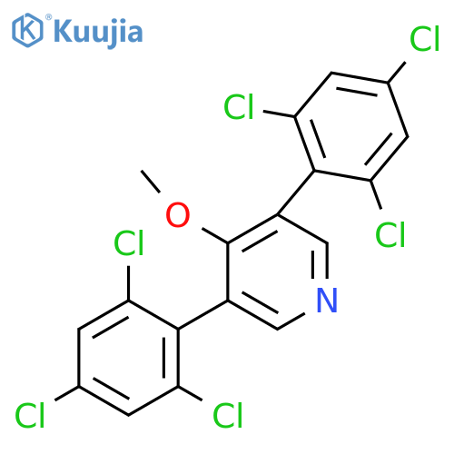 3,5-Bis(2,4,6-trichlorophenyl)-4-methoxypyridine structure