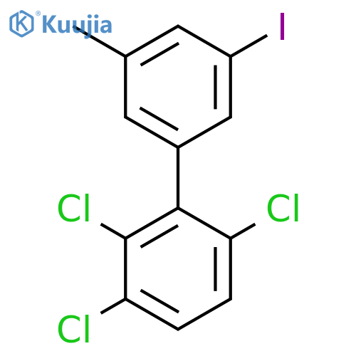 5'-Iodo-3'-methyl-2,3,6-trichlorobiphenyl structure