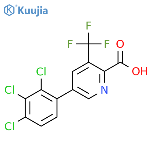 5-(2,3,4-Trichlorophenyl)-3-(trifluoromethyl)picolinic acid structure
