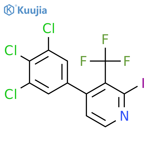 2-Iodo-4-(3,4,5-trichlorophenyl)-3-(trifluoromethyl)pyridine structure