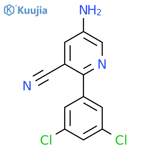 5-Amino-2-(3,5-dichlorophenyl)nicotinonitrile structure