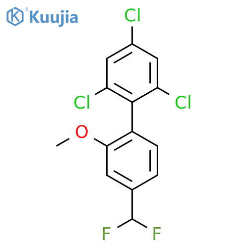 4'-(Difluoromethyl)-2'-methoxy-2,4,6-trichlorobiphenyl structure