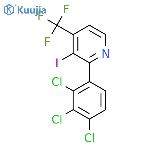 3-Iodo-2-(2,3,4-trichlorophenyl)-4-(trifluoromethyl)pyridine structure