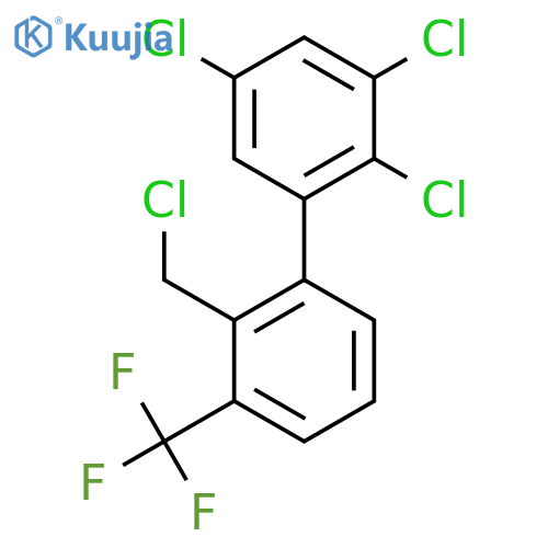 2'-(Chloromethyl)-2,3,5-trichloro-3'-(trifluoromethyl)biphenyl structure