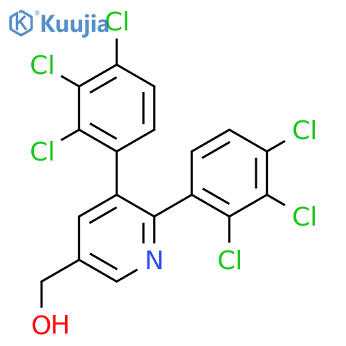 2,3-Bis(2,3,4-trichlorophenyl)pyridine-5-methanol structure