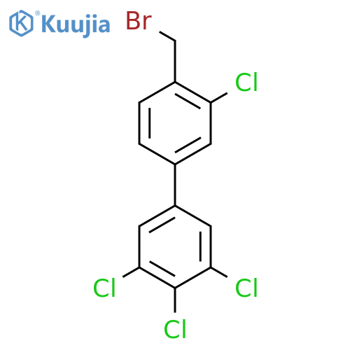 4'-(Bromomethyl)-3,4,5,3'-tetrachlorobiphenyl structure