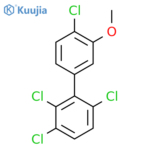 3'-Methoxy-2,3,6,4'-tetrachlorobiphenyl structure