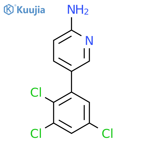 2-Amino-5-(2,3,5-trichlorophenyl)pyridine structure