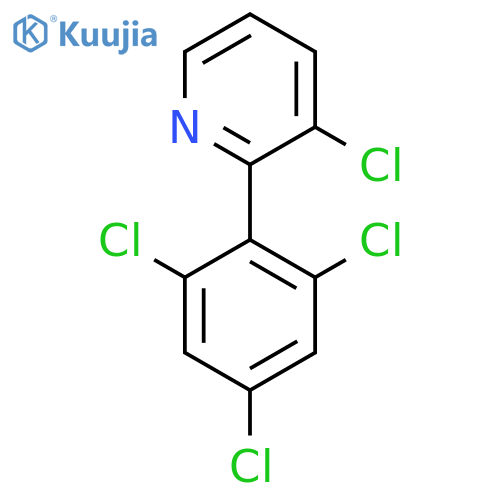 3-Chloro-2-(2,4,6-trichlorophenyl)pyridine structure