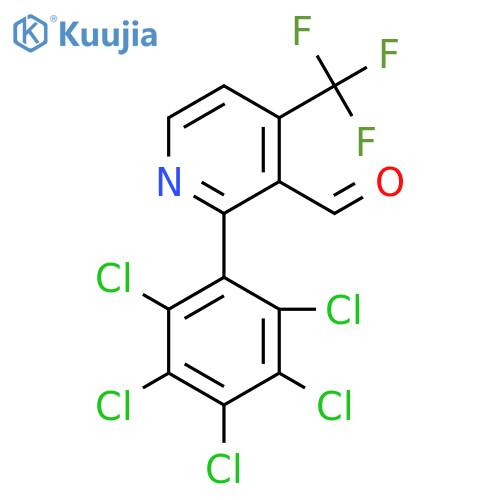 2-(Perchlorophenyl)-4-(trifluoromethyl)nicotinaldehyde structure