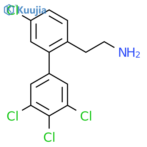 5,3',4',5'-Tetrachlorobiphenyl-2-ethylamine structure