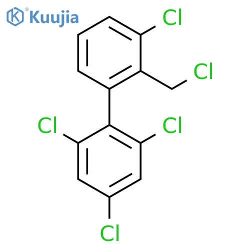 2'-(Chloromethyl)-2,4,6,3'-tetrachlorobiphenyl structure