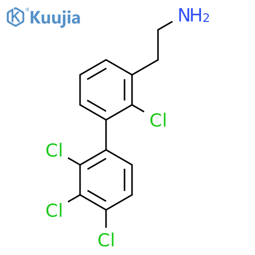 2,2',3',4'-Tetrachlorobiphenyl-3-ethylamine structure